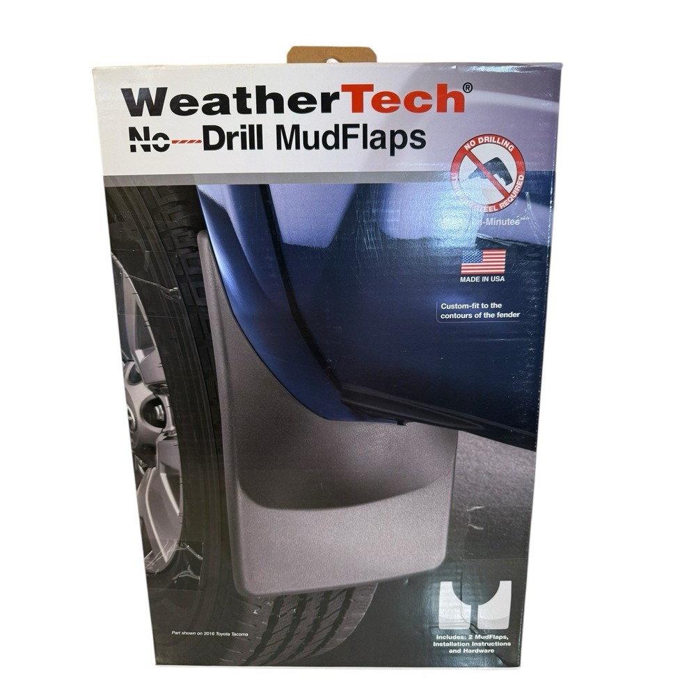 WeatherTech‎ No-Drill MudFlaps for Buick Enclave 2018-2019 Full Set Front Rear